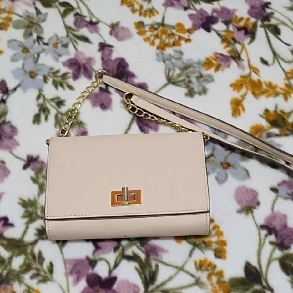 Prince & Fox Elegant Cream Chain Strap Bag